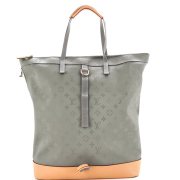 Zipped Tote Limited Edition Titanium Monogram Canvas