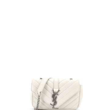 Classic Monogram Crossbody Bag Matelasse Chevron Leather Baby
