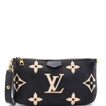 Multi Pochette Accessoires Bicolor Monogram Empreinte Giant