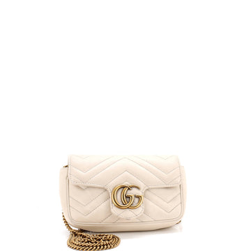 GG Marmont Flap Bag Matelasse Leather Super Mini