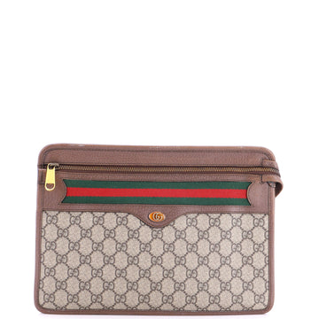 Ophidia Documents Holder GG Coated Canvas Small