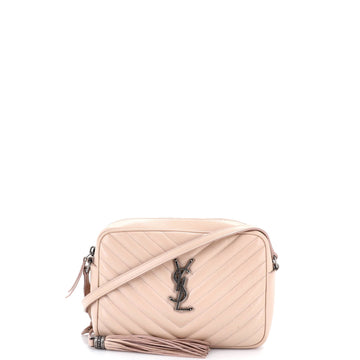 Lou Camera Bag Matelasse Chevron Leather Small