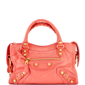City Giant Studs Bag Leather Mini