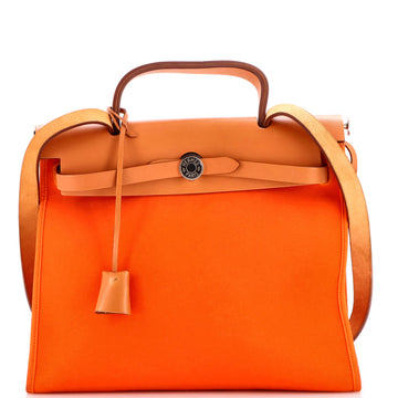 Herbag Zip Leather and Toile 31