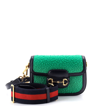 Horsebit 1955 Shoulder Bag Wool Mini