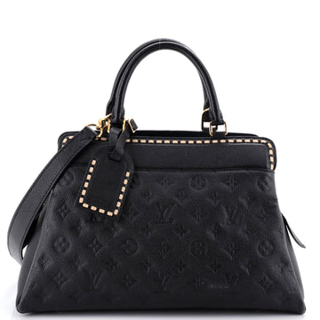 Vosges Handbag Whipstitch Monogram Empreinte Leather MM