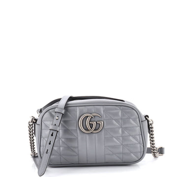 GG Marmont Shoulder Bag Mixed Matelasse Leather Small