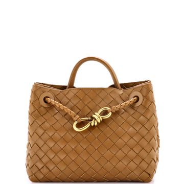 Andiamo Top Handle Bag Intrecciato Nappa Small