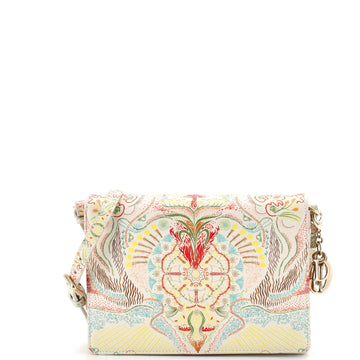 Lady Dior Wallet on Chain Pouch Printed Leather