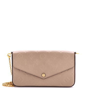 Felicie Pochette Monogram Empreinte Leather