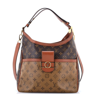 Dauphine Hobo Reverse Monogram Canvas MM