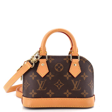 Alma Handbag Monogram Canvas Nano
