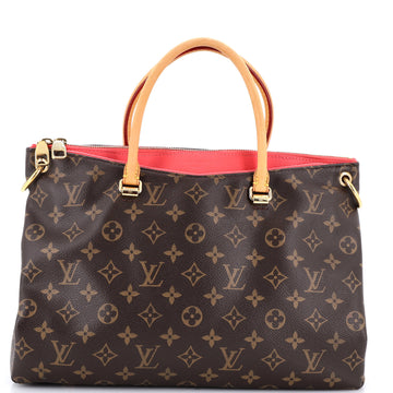 Pallas Tote Monogram Canvas with Leather