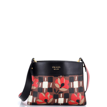 Bibliotheque Shoulder Bag Printed Leather Small