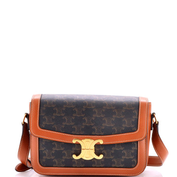 Triomphe Shoulder Bag Triomphe Coated Canvas Medium