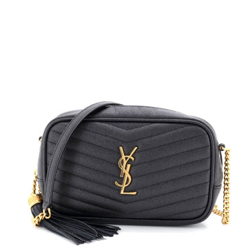 Lou Camera Bag Matelasse Chevron Leather Mini