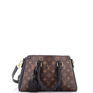 Soufflot Tote Monogram Canvas with Leather BB