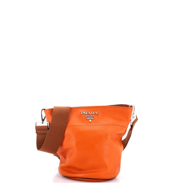 Bucket Messenger Bag Vitello Daino Small