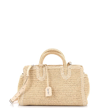 Rive Gauche Cabas Woven Raffia Small
