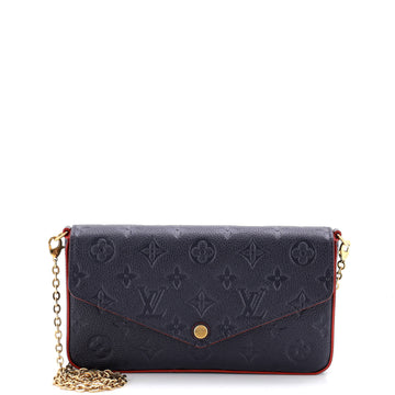 Felicie Pochette Monogram Empreinte Leather