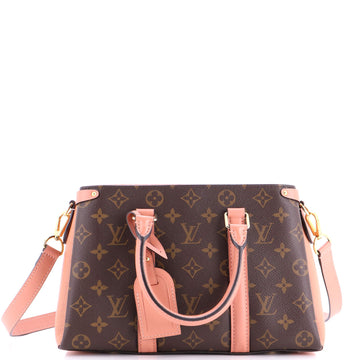 Soufflot Tote Monogram Canvas with Leather BB