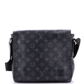 District Messenger Bag Monogram Eclipse Canvas PM