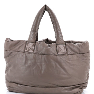 Coco Cocoon Reversible Tote Quilted Lambskin Large