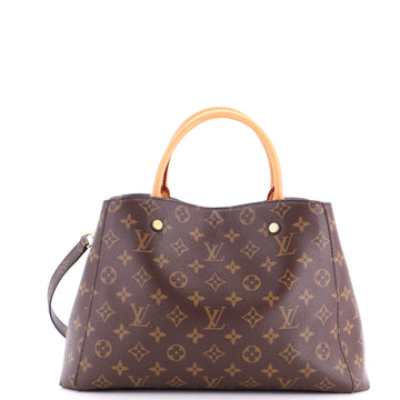 Montaigne Handbag Monogram Canvas MM