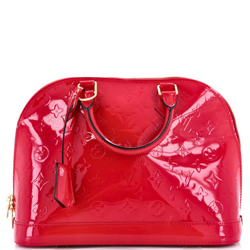 Alma Handbag Monogram Vernis PM