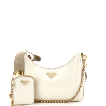 Re-Edition 2005 Shoulder Bag Saffiano Leather Small