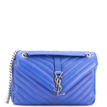 Classic Monogram Slouchy Envelope Satchel Matelasse Chevron Leather Medium