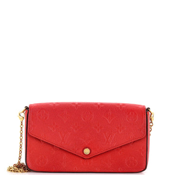 Felicie Pochette Monogram Empreinte Leather