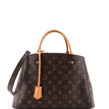 Montaigne Handbag Monogram Canvas MM