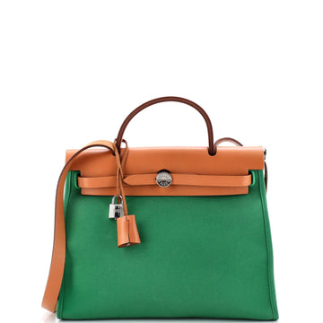 Herbag Zip Leather and Toile 31