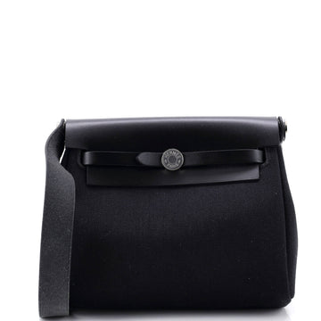Herbag Zip Toile and Leather 20