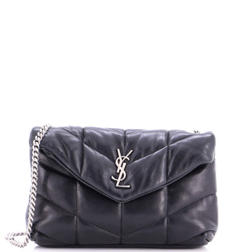 Loulou Puffer Shoulder Bag Quilted Leather Mini