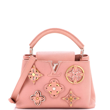 Capucines Bag Leather with Embellished Detail BB