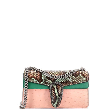 Dionysus Bag Python with Ostrich and Leather Small