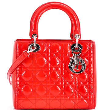 Lady Dior NM Bag Cannage Quilt Patent Medium
