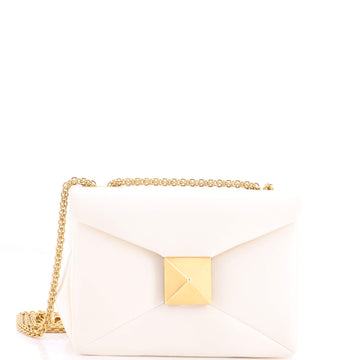 One Stud Chain Flap Bag Leather Small