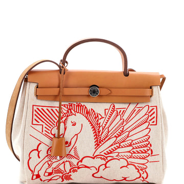 Herbag Zip Pegase Pop Toile and Leather 31