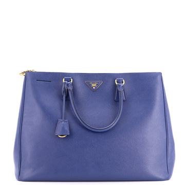Double Zip Lux Tote Saffiano Leather XL