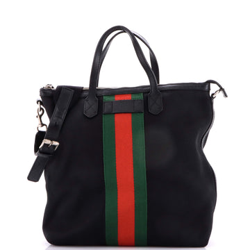 Web Zip Tote Techno Canvas Medium