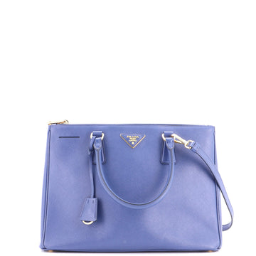 Double Zip Lux Tote Saffiano Leather Medium