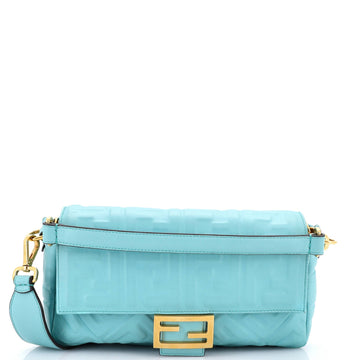 Baguette NM Bag Zucca Embossed Leather Medium