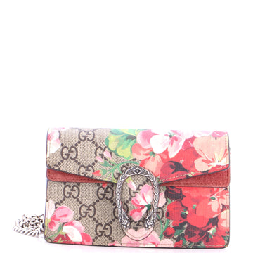 Dionysus Bag Blooms Print GG Coated Canvas Super Mini