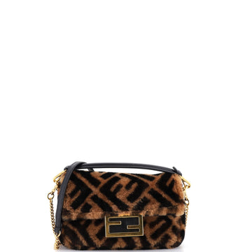 Baguette NM Bag Zucca Shearling Mini