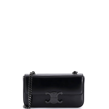 Triomphe Chain Shoulder Bag Leather Small