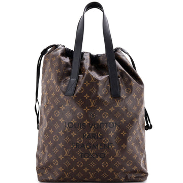 Cabas Light Drawstring Bag Flash Fragment Macassar Monogram Canvas