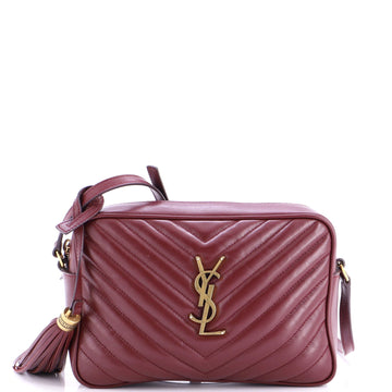Lou Camera Bag Matelasse Chevron Leather Small